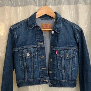 Levi Strauss Cropped Denim Jacket